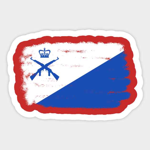 Kyrati Flag (distressed) Sticker by Pr0metheus